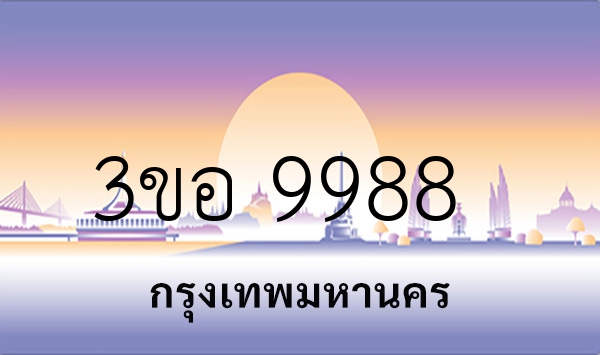 3ขอ 9988